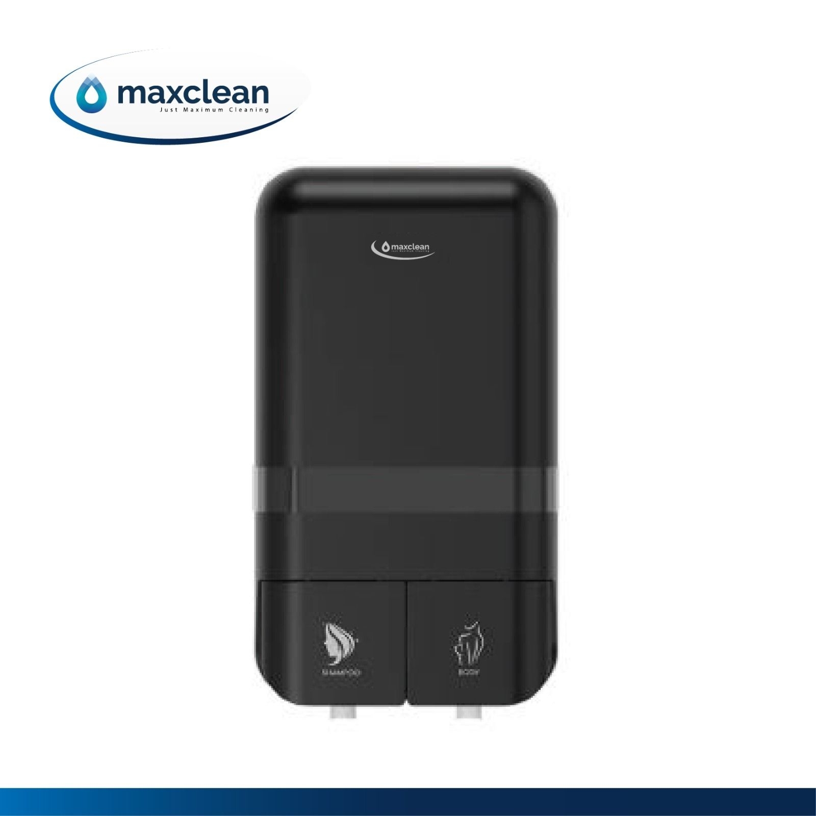 "Maxclean" Doppelkammer Seifenspender (2x350ml)